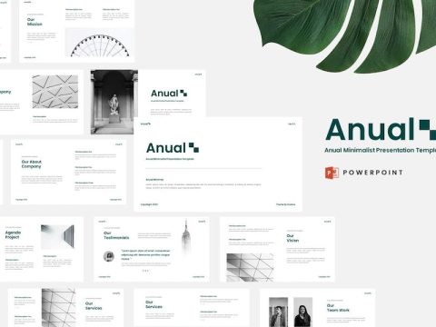 Anual - Minimalist Powerpoint Template