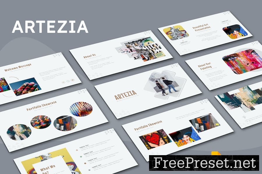 Artezia - Google Slide Template U2YEQSM