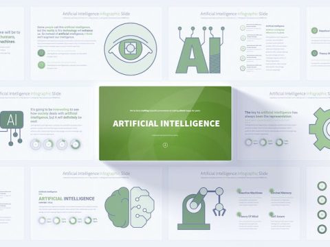 Artificial intelligence - PowerPoint Infographics M5NH9DP