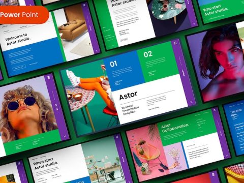 Astor – Business PowerPoint Template SHQ595Z