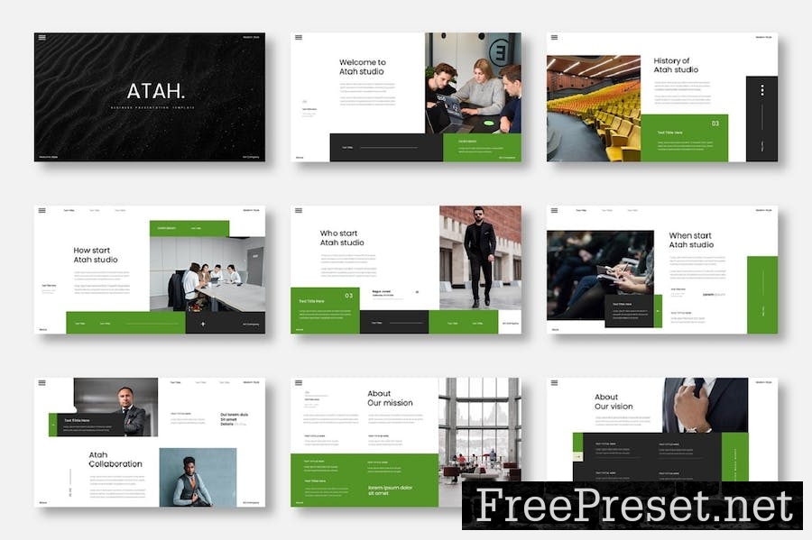 Atah - Business Google Slide Template