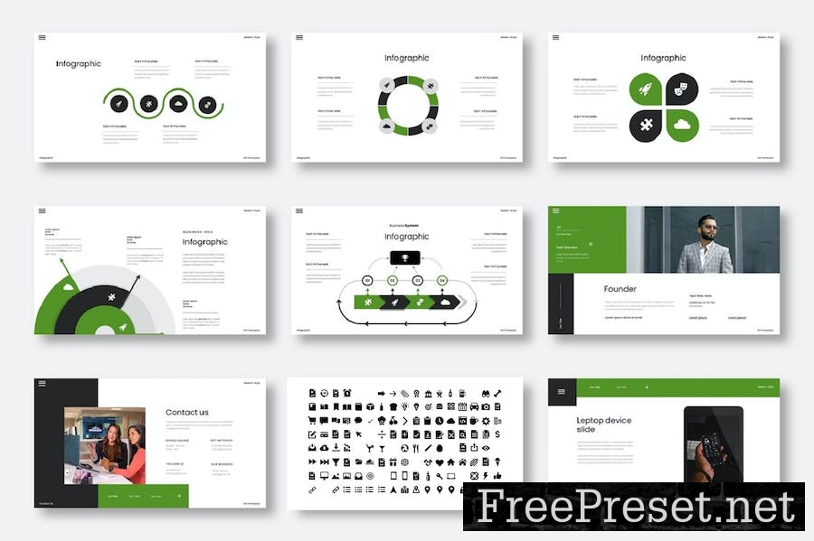 Atah – Business PowerPoint Template JY9V4T6