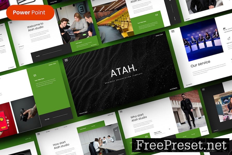 Atah – Business PowerPoint Template JY9V4T6