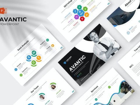 Avantic PowerPoint Presentation Template YBCW5SD