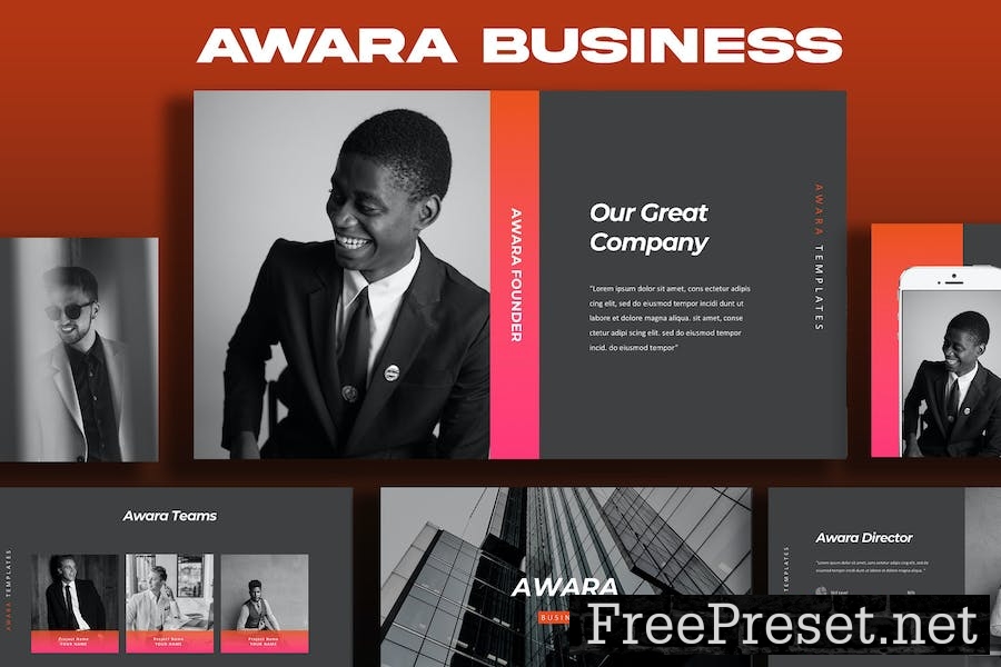 Awara Business Google Slides