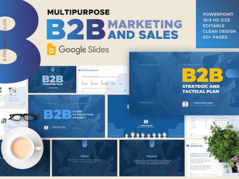 B2B Marketing and Sales Google Slide Z3A559