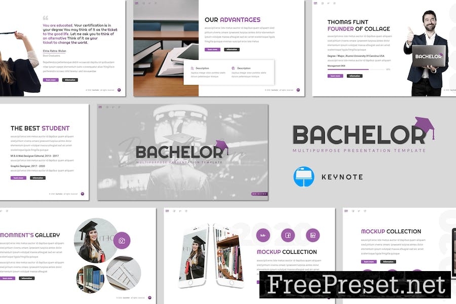 Bachelor - Education Keynote Template 6YNS8F9