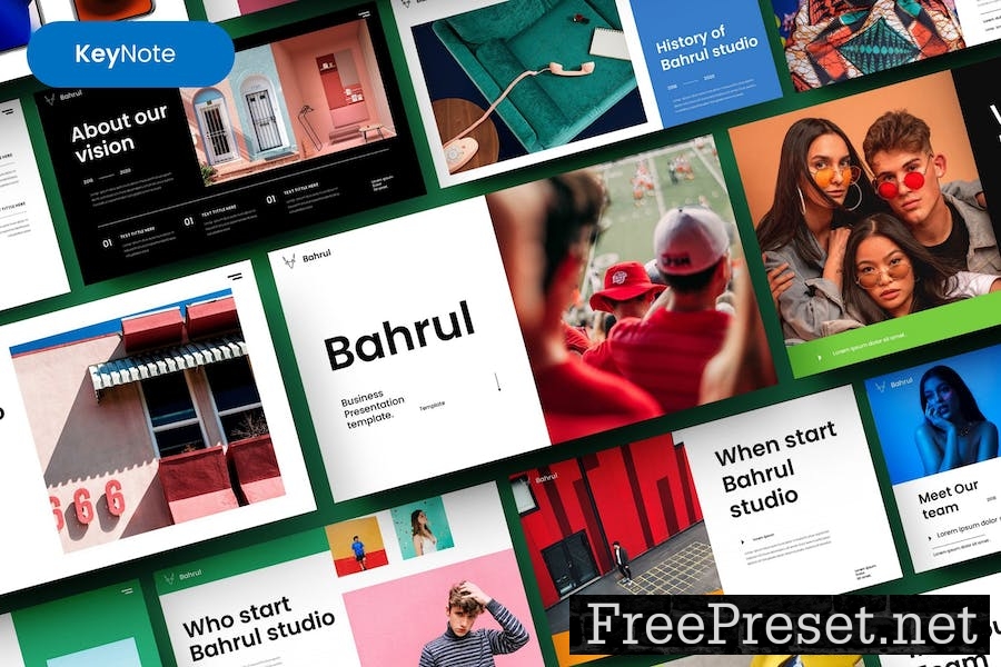 Bahrul – Business Keynote Template ECPYFVU