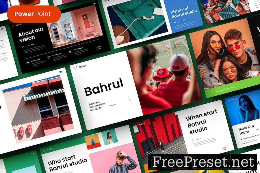 Bahrul – Business PowerPoint Template UDLHEEH