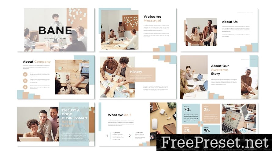 Bane - Business Presentation Google Slide Template W27Z9G4