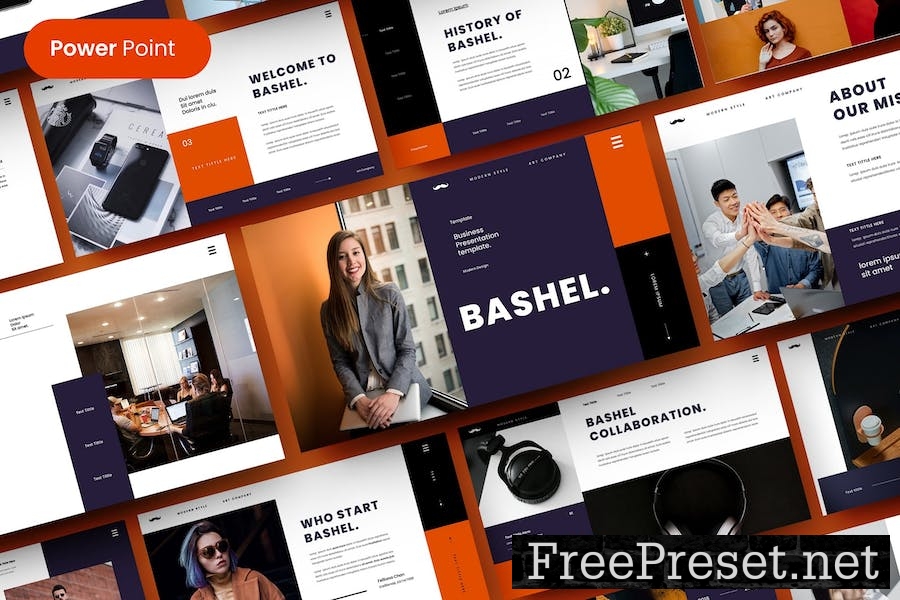 Bashel – Business PowerPoint Template WTVVAGH