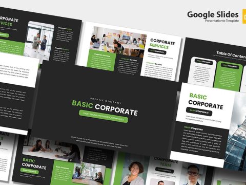 Basic Corporate - Google Slides Template 9GNKWTG