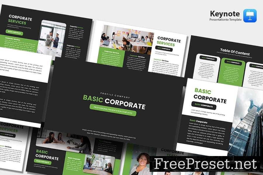 Basic Corporate - Keynote Template