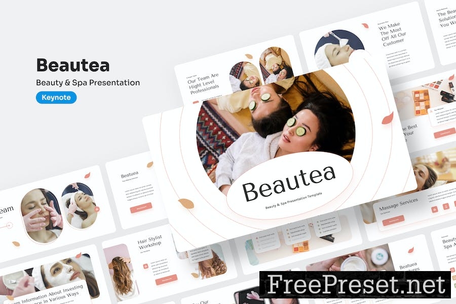 Beautea - Beauty & Spa Keynote Presentation 539D5V8