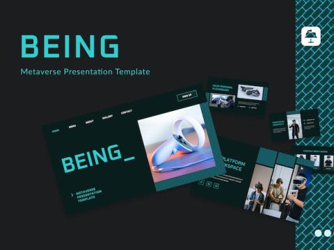 Being - Metaverse Presentation Template Keynote 5LHH6YN