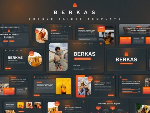 Berkas - Backpack Google Slides Template