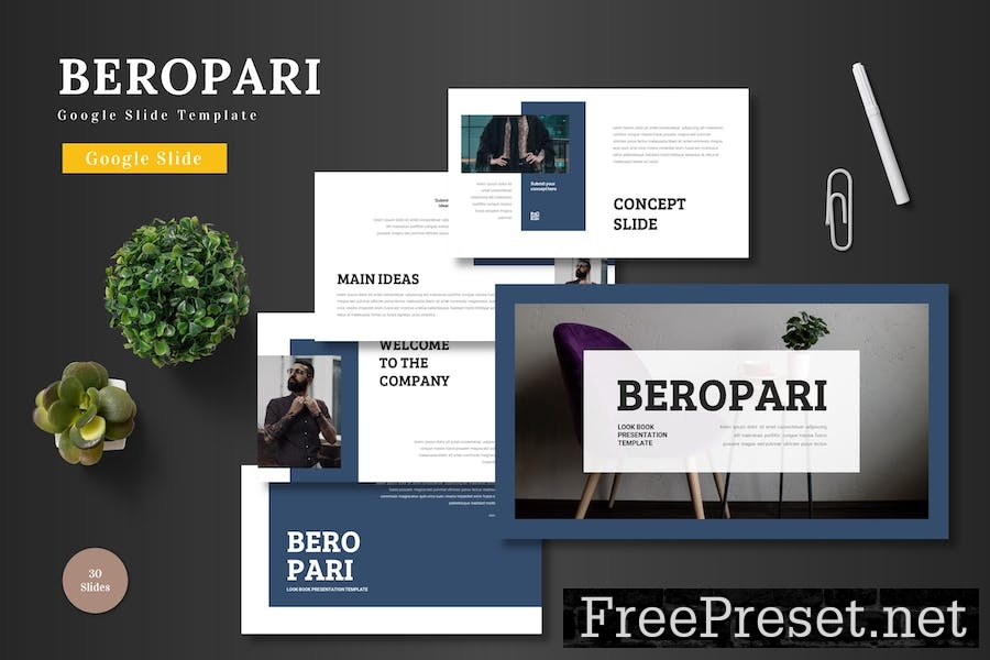 Beropari - Google Slide Template X6KWCV3