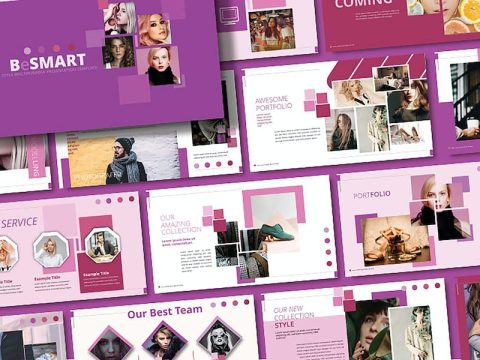 Besmart - Fashion Google Slides Template 5X24WVZ