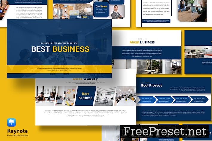 Best Business - Keynote Template 6S32VAM