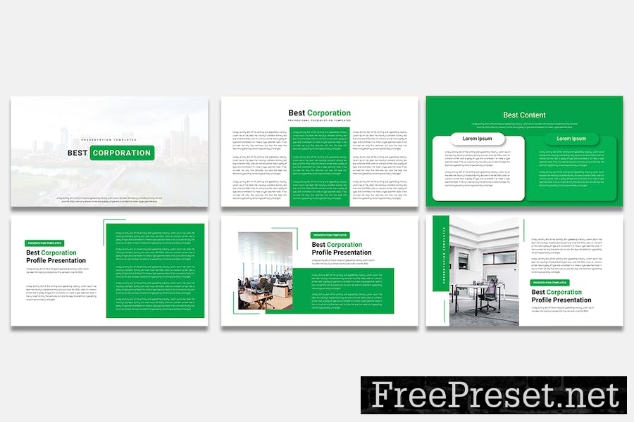 Best Corporation - Google Slides Template 382VYV7