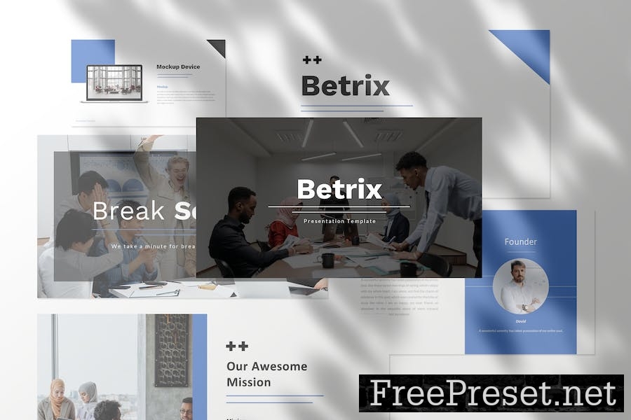 Betrix Business Presentation Google Slide Template