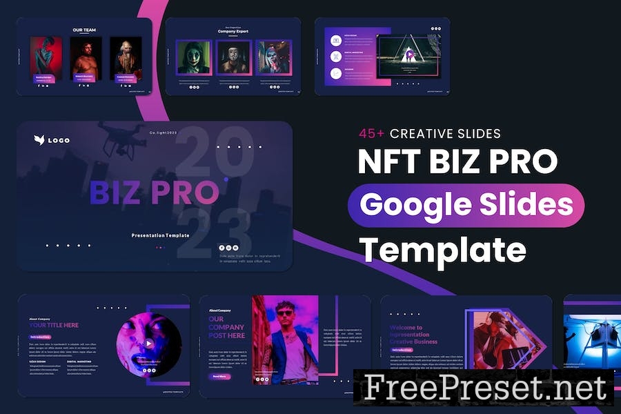 BIZ PRO - Google Slides Presentation Template VAHC24T