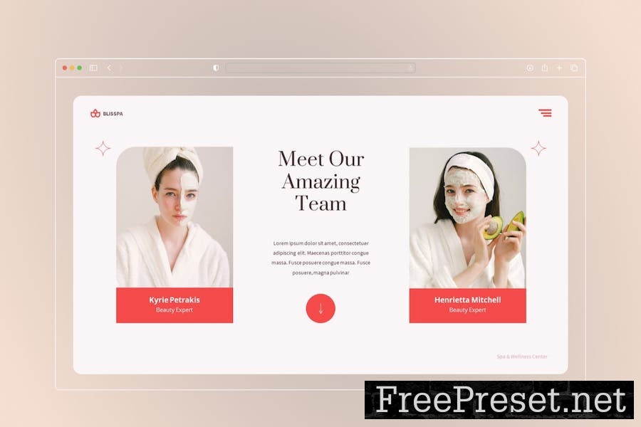 Blisspa - Spa & Wellness Center Keynote Template