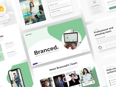 Branced - Marketing Agency Google Slides Template JTYPUM7