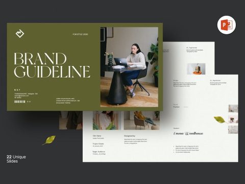 Brand Guideline Presentation Template 5DE7MVA