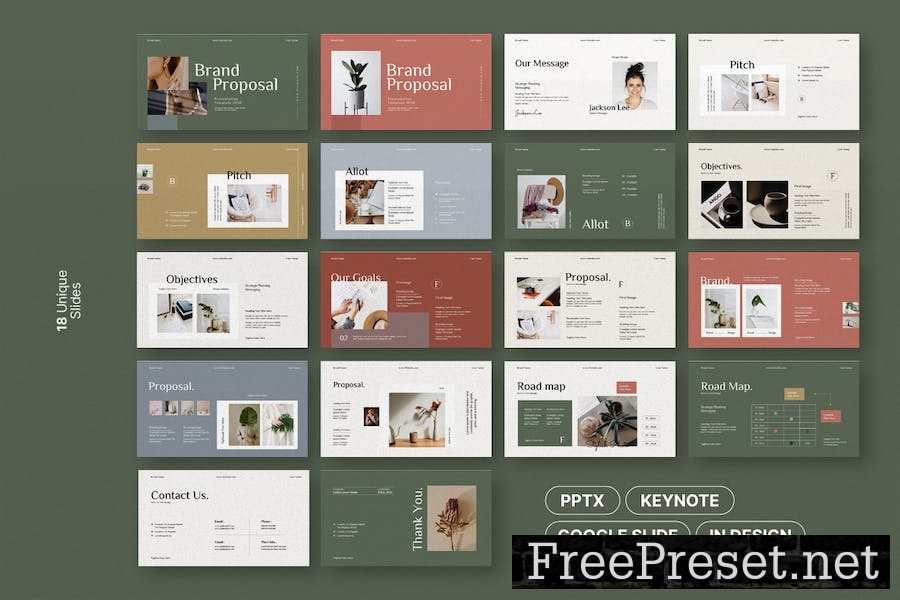 Brand Proposal Google Slides Template 3CK8NDL