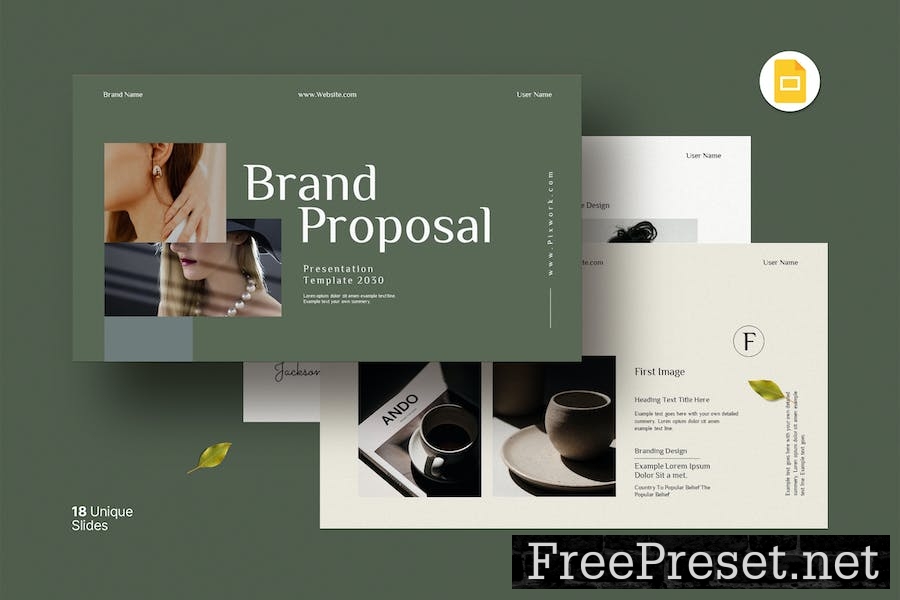 Brand Proposal Google Slides Template 3CK8NDL