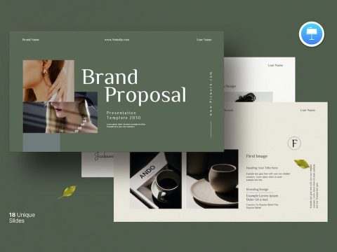 Brand Proposal Keynote Template 9XZT87M