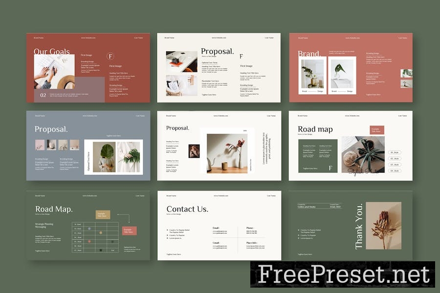 Brand Proposal Presentation Template N6MXDVJ