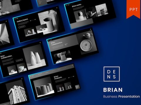 Brian – Business PowerPoint Template K363C8M