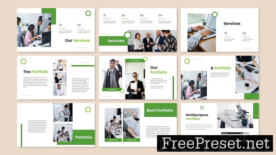 Bruno - Business Presentation Keynote Template SUEZ45Q