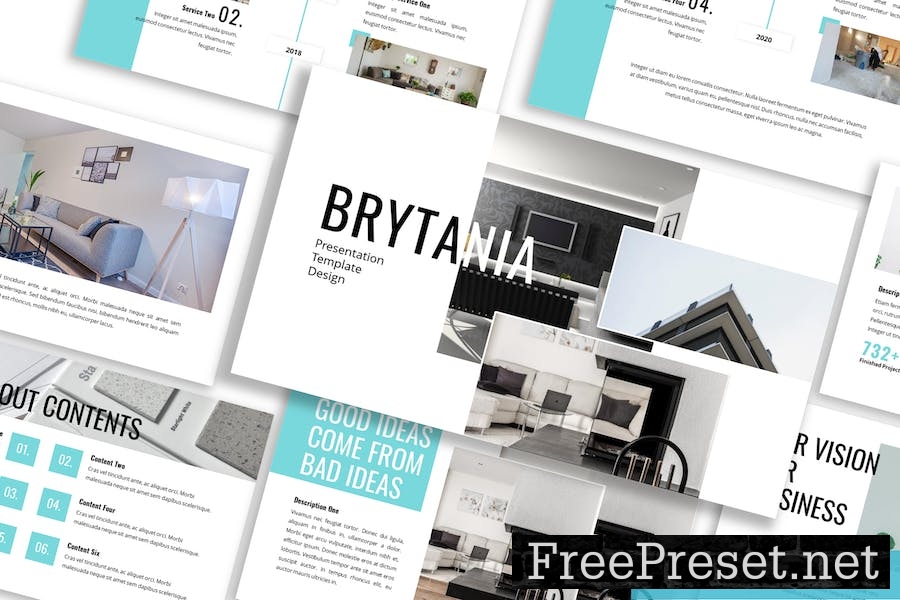 Brytania - Furniture Google Slide Template