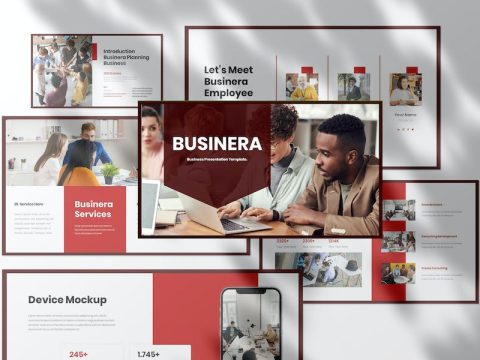 Businera - Business Presentation Google Slide LBS2B2U