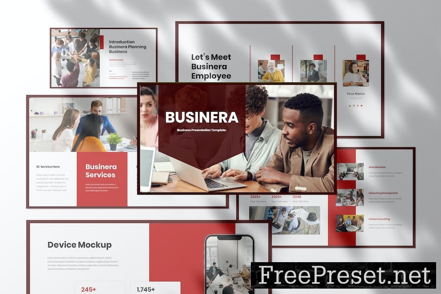 Businera - Business Presentation Google Slide LBS2B2U