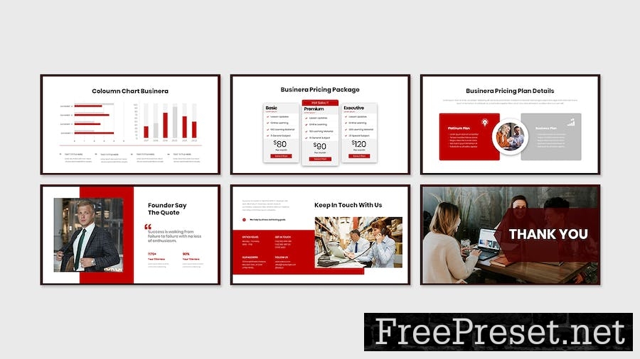 Businera - Business Presentation Keynote Template