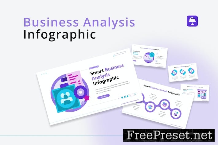 Business Analysis Infographic Keynote G36P4KM