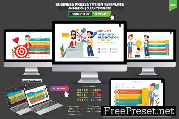 Business Animation Google Slides Presentation