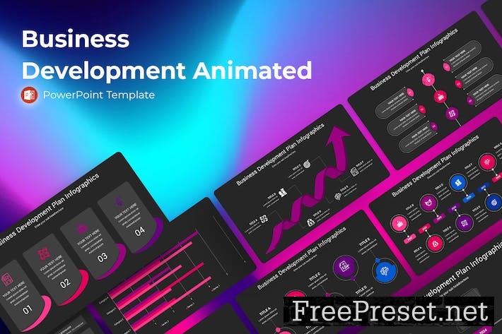 Business Development Animated Powerpoint Template YKU6WV2