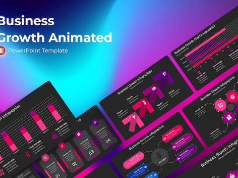 Business Growth Animated Powerpoint Presentation ER9KL3C