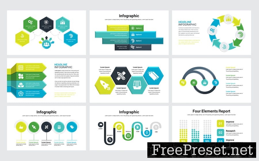 Business Infographic Presentation PowerPoint MMQFU9P