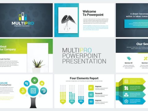 Business Infographic Presentation PowerPoint MMQFU9P