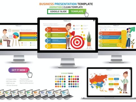 Business Infographics Google Slides Presentation UYEQ9P2