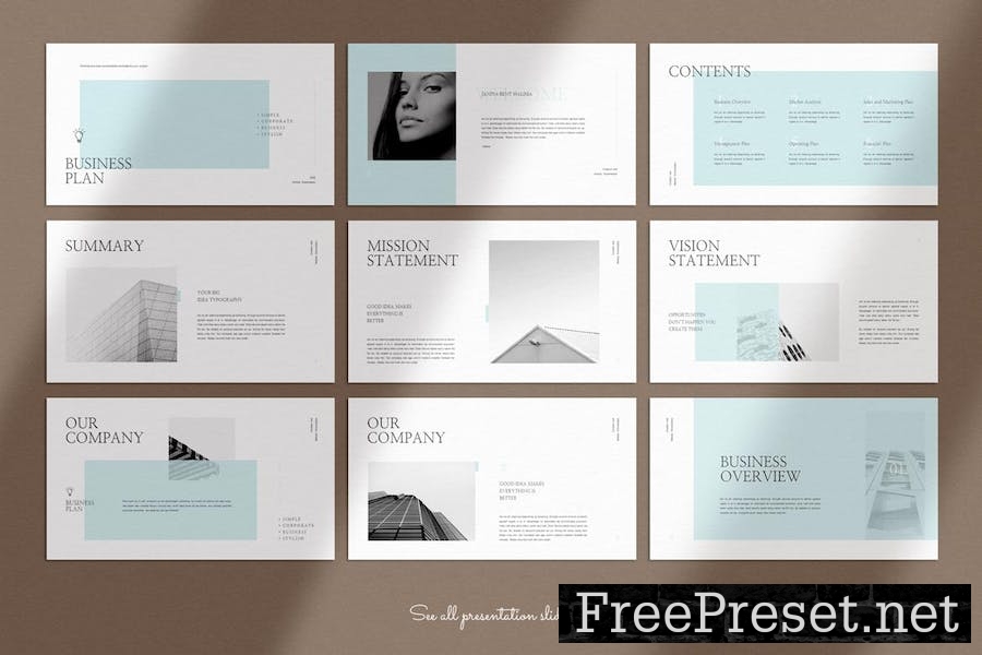 Business Plan Google Slides Presentation Template