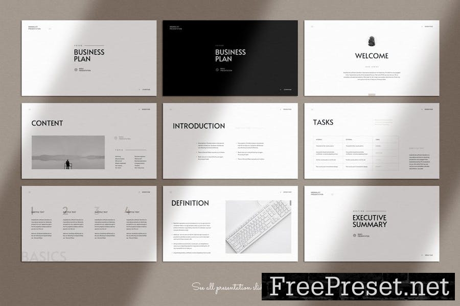 Business Plan Google Slides Presentation Template