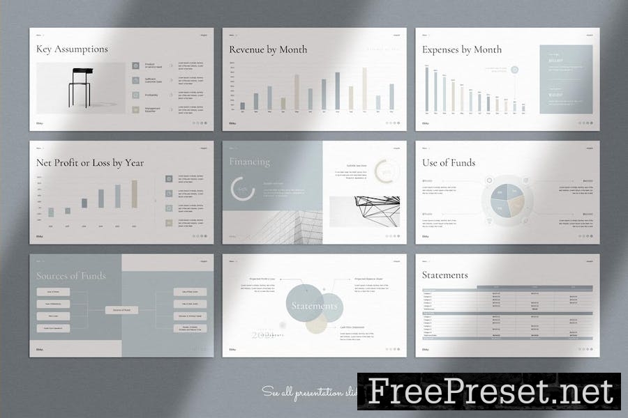 Business Plan Keynote Presentation Template 35SVG7P