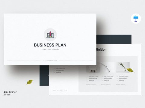 Business Plan Keynote Template PWGH6Y5